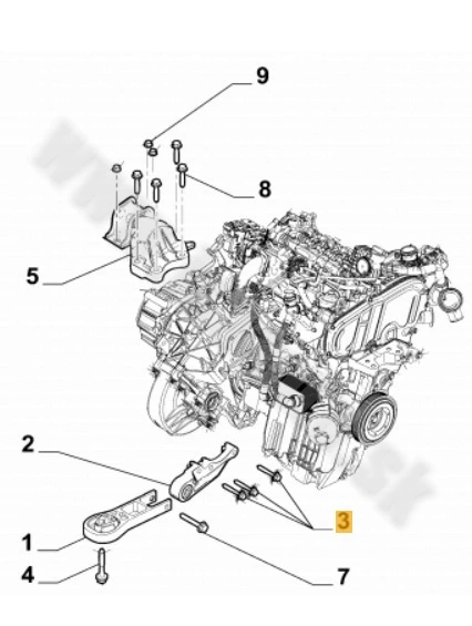 Skrutka spodnho silentbloka DUCATO 2,2JTD 2021-